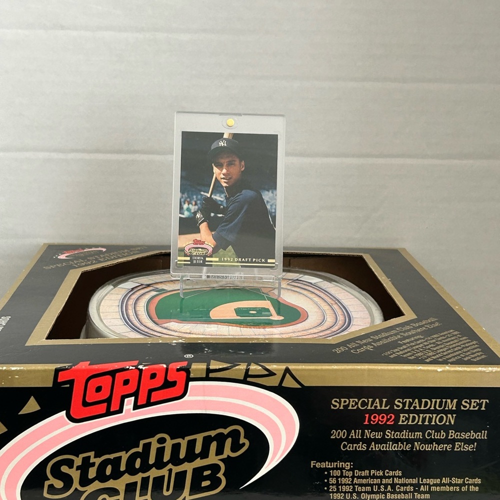 Topps Stadium Club 1992 Edition Set Derek Jeter Murphy Rookie Special Box